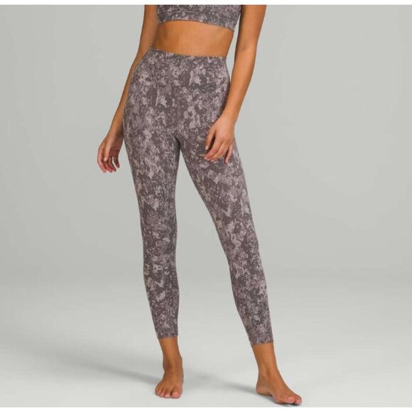 Lululemon Align High-Rise Pant 25" Hideaway Camo Lunar Rock Multi Size 4 - Picture 2 of 7